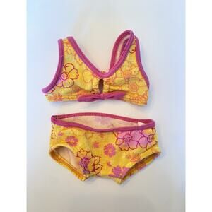 American Girl Doll Seaside Wardrobe Bikini Swimsuit for 18” Dolls 2007 Retired